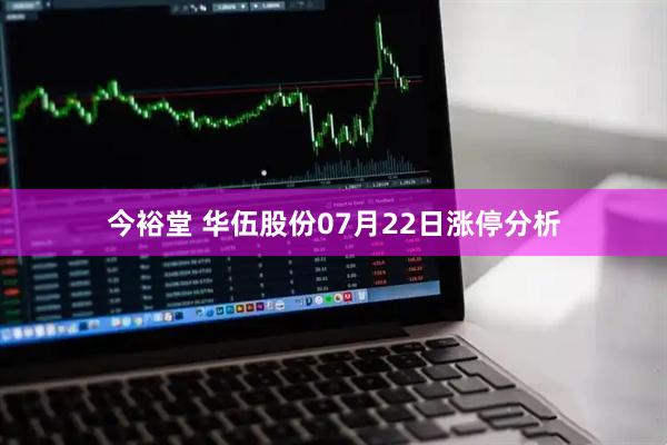 今裕堂 华伍股份07月22日涨停分析
