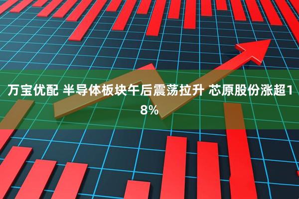 万宝优配 半导体板块午后震荡拉升 芯原股份涨超18%