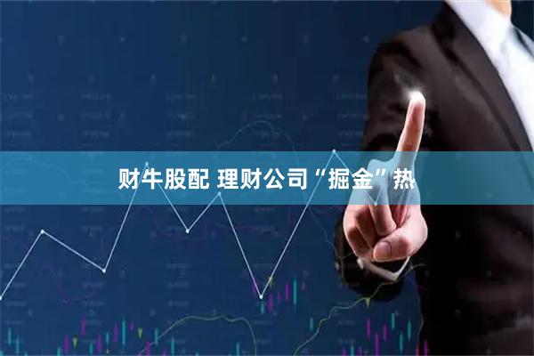 财牛股配 理财公司“掘金”热