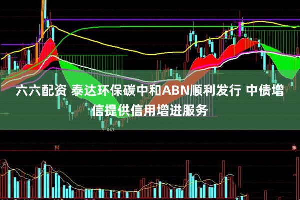 六六配资 泰达环保碳中和ABN顺利发行 中债增信提供信用增进服务