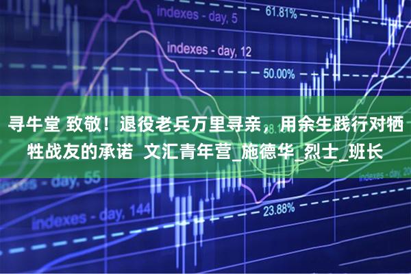 寻牛堂 致敬！退役老兵万里寻亲，用余生践行对牺牲战友的承诺  文汇青年营_施德华_烈士_班长